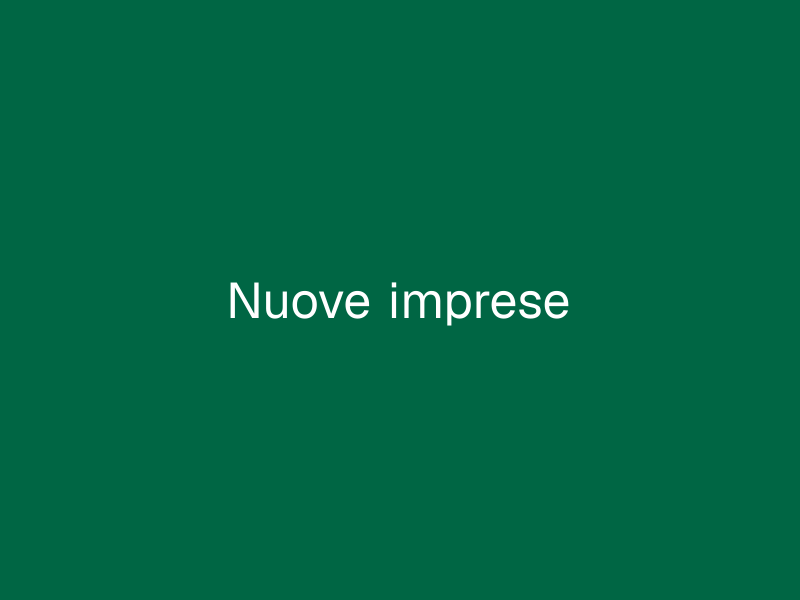 Nuove imprese