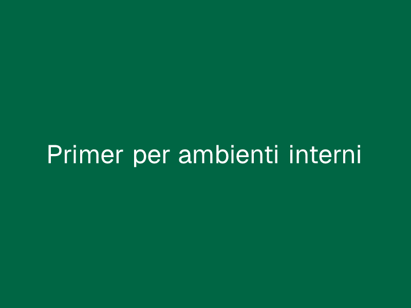 Primer per ambienti interni