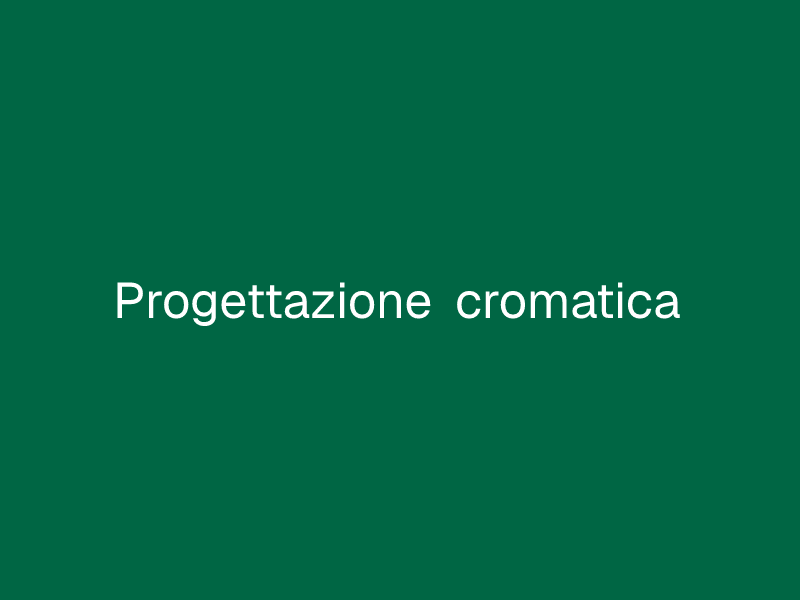 Progettazione cromatica