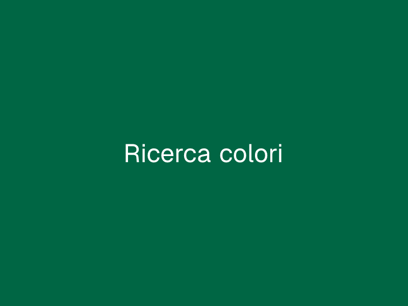 Ricerca colori