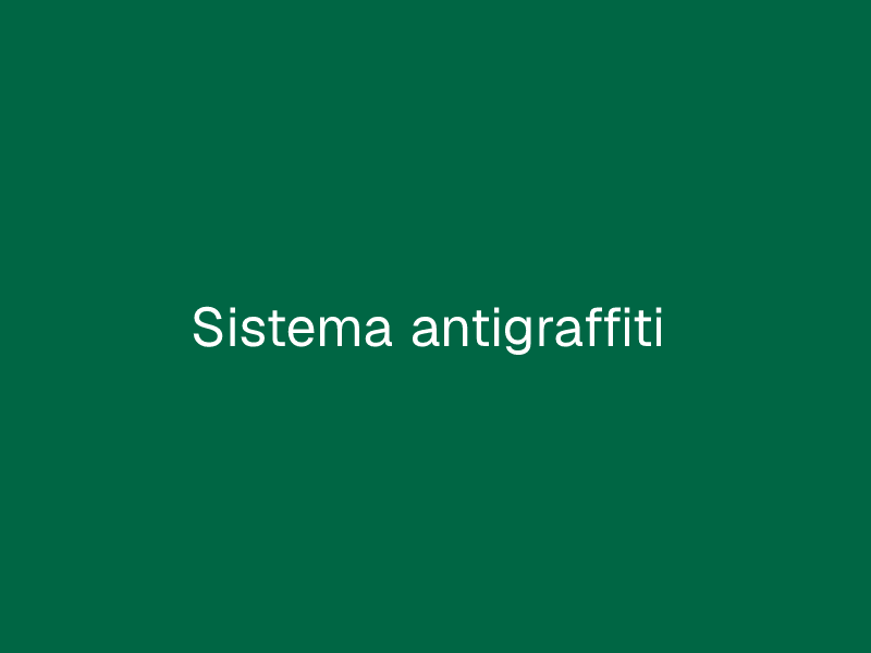 Sistema antigraffiti