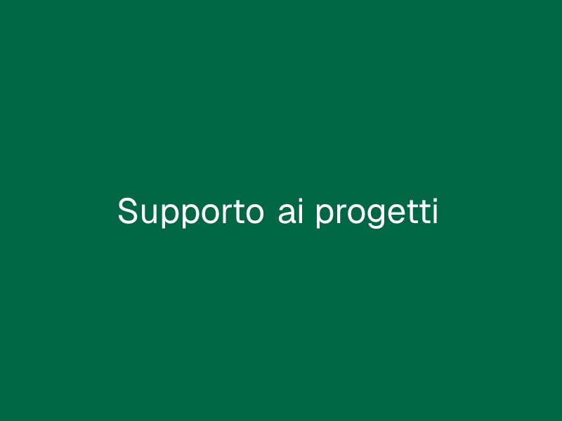 Supporto ai progetti