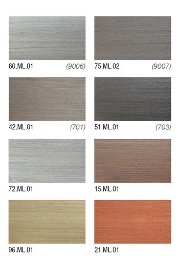 <p>Per la Vernice per legno in gel 510 sono attualmente disponibili otto nuovi colori Metallic.</p>