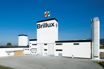 <p>Stabilimento Brillux a Malsch (Karlsruhe): produzione di intonaci, idropitture e adesivi in polvere</p>