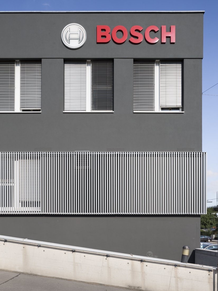 La sede Bosch è un ottimo biglietto da visita per i clienti, anche come mezzo pubblicitario.