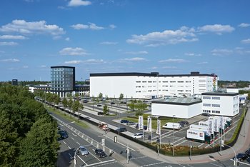 <p>Sede Brillux a Münster: produzione di vernici e idropitture</p>