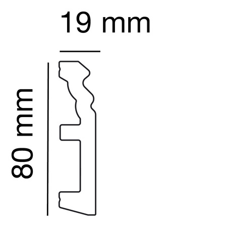 Battiscopa SP 1195, Anwendungsbild 1