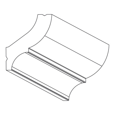Profilo in polistirolo PS 2502, Anwendungsbild 2