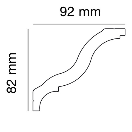Profilo in polistirolo PS 2502, Anwendungsbild 1