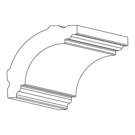 Profilo in polistirolo PS 2510, Anwendungsbild 2