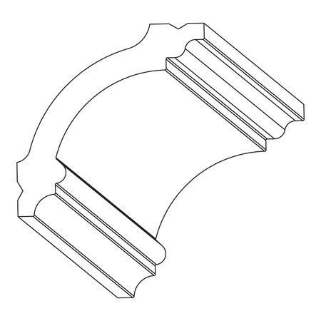 Profilo in polistirolo PS 2511, Anwendungsbild 2