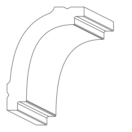 Profilo in polistirolo PS 2523, Anwendungsbild 2