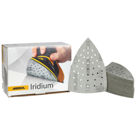 Set di strisce abrasive Iridium, 100 x 152 x 152 mm, P60/P80/P100/P120/P180, 1431