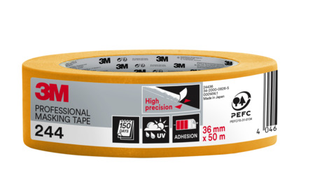 Nastro per mascheratura per tinteggiatori 3M Super, oro 244
