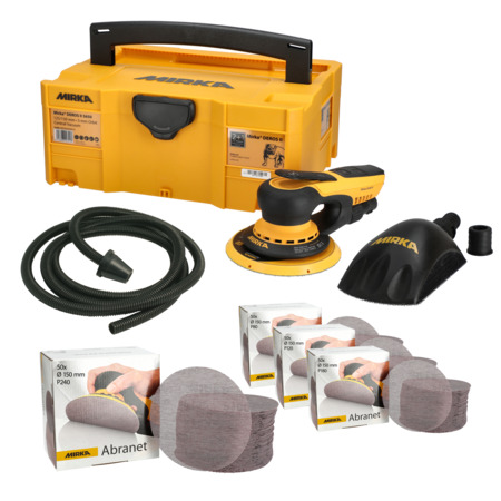 Set levigatrice rotorbitale Mirka DEROS II 5650CV, 3305