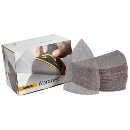 Set di strisce abrasive Abranet, 100 x 152 x 152 mm, P80/P100/P120/P180, 3357