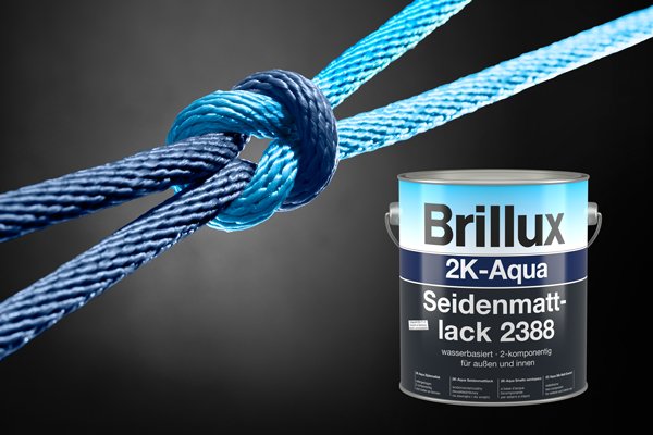 Duraturo e resistente: Brillux 2K-Aqua Smalto semiopaco 2388